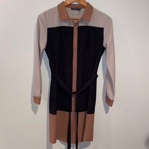 THML Color Block Shirt Dress Size Small